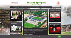 Desktop Screenshot of erdgas-sportpark.de